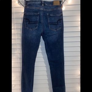 American Eagle ultra high rise ripped jeggings!